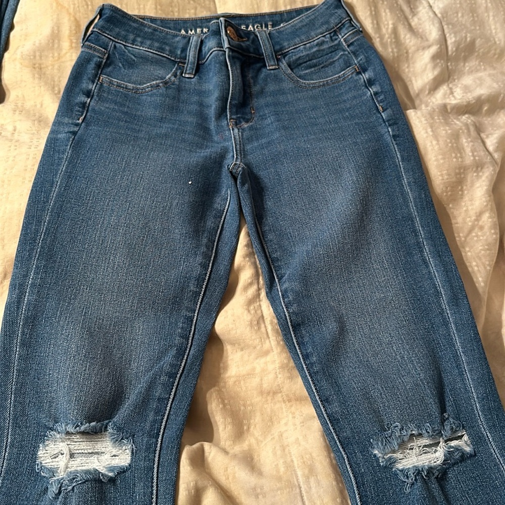 Worn once American eagle jeans